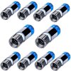Cabelcon F-6-TD 5.1 Wasserdicht F-Kompressionsstecker 7mm  10x Stück