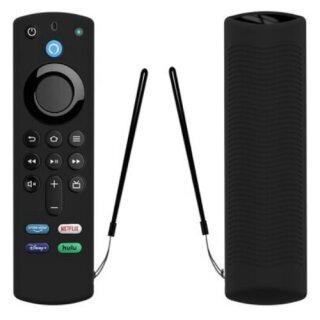 Ersatz Fernbedienung inkl. Schutzhülle Schwarz für Fire TV Stick 4K Max