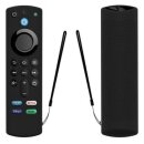 Ersatz Fernbedienung inkl. Schutzhülle Schwarz für Fire TV Stick 4K Max