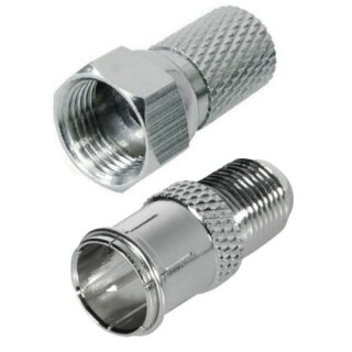 F-Stecker 7.4mm + F-Schnellstecker Quick F-Stecker