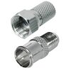 F-Stecker 8mm + F-Schnellstecker Quick F-Stecker