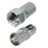 F-Stecker 5mm + F-Schnellstecker Quick F-Stecker