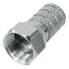 F-Stecker 6mm breite Mutter HQ Qualität