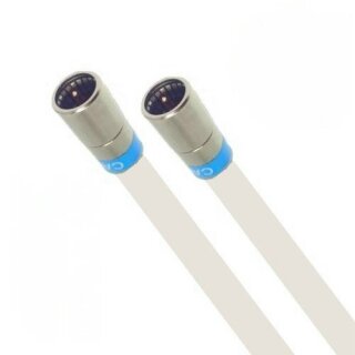 Fritz!Box 6340 Cable Router Netzwerk Anschlusskabel Deluxe Premium Kabel 8K HQ Qualität Cabelcon Schnellstecker  12 Meter Weiss