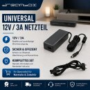 Universal Netzteil 12V 3.0A Thick HQ Qualität 5.5x2.1mm für Dreambox 900 UHD