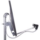 Durline Alu-Spiegel MDA 80cm + Inverto Monoblock Twin LNB 6 grad Astra / Hotbird