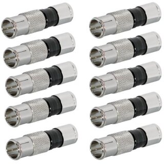 F-Quick Kompressionsstecker 7mm HQ Qualität 10x Stück