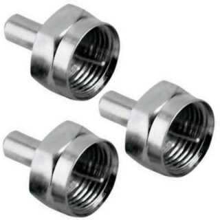 F-Abschlußwiderstand 75 Ohm Breite Mutter 3x Stück