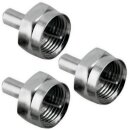 F-Abschlußwiderstand 75 Ohm Breite Mutter 3x...