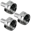 F-Abschlußwiderstand 75 Ohm Breite Mutter 3x Stück