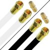 Fritz!Box Cable Router Netzwerk Deluxe Premium Anschlusskabel 8K Gold Gerade / Gerade + Verbinder