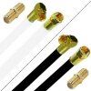 Fritz!Box Cable Router Netzwerk Deluxe Premium Anschlusskabel 8K Gold Gerade / Winkel + Verbinder