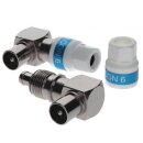 Cabelcon 90-IECM-56 5.1 Self Install Koax Winkel Stecker Männlich 3x Stück