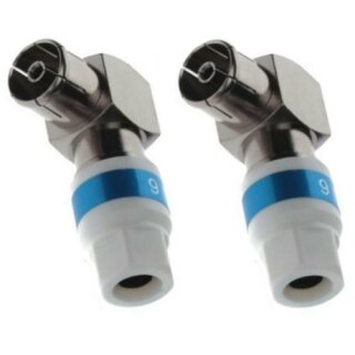 Cabelcon 90-IECF-56 5.1 Self Install Koax Winkel Kupplung Weiblich 2x Stück