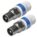 Cabelcon IECM-56 5.1 Self Install Koax Gerade Stecker Männlich 2x Stück