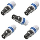Cabelcon IECM-56 5.1 Self Install Koax Gerade Stecker Männlich 5x Stück