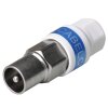 Cabelcon IECF-56 IECM-56 5.1 Self Install Koax Gerade Kupplung Stecker Set 3x Männlich 3x Weiblich