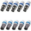Cabelcon IECF-56 IECM-56 5.1 Self Install Koax Gerade Kupplung Stecker Set 5x Männlich 5x Weiblich