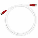 FRITZ!Box 6340 Cable Router Netzwerk Anschlusskabel Vollkupfer 8K  Deluxe Premium Schnellstecker Rot 3 Meter