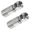 Quickmount Wasserdicht F-Kompressionsstecker 7mm 2x Stück