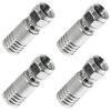 Quickmount Wasserdicht F-Kompressionsstecker 7mm 4x Stück