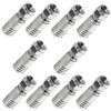 Quickmount Wasserdicht F-Kompressionsstecker 7mm 10x Stück