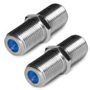 Cabelcon F-Verbinder Buchse / Buchse F-81-HQ-1 NiTin 2x...