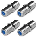 Cabelcon F-Verbinder Buchse / Buchse F-81-HQ-1 NiTin 4x...