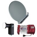 Gibertini SE 85 cm Alu Sat Antenne + 1x Inverto Black...