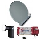 Gibertini SE 85 cm Alu Sat Antenne + 1x Inverto Black...