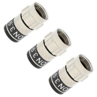 Cabelcon F-59-TD SELF INSTALL 3.9 NI True Drop F-Stecker 6mm 3x Stück