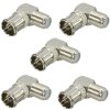 F-Quickwinkelstecker 90° 5x Stück