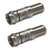 DC Blocker 5-2400 MHz F-Stecker auf F-Kupplung 2x Stück
