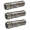 DC Blocker 5-2400 MHz F-Stecker auf F-Kupplung 3x Stück
