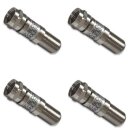 DC Blocker 5-2400 MHz F-Stecker auf F-Kupplung 4x Stück