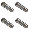 DC Blocker 5-2400 MHz F-Stecker auf F-Kupplung 4x Stück