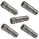 DC Blocker 5-2400 MHz F-Stecker auf F-Kupplung 5x Stück