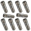 DC Blocker 5-2400 MHz F-Stecker auf F-Kupplung 10x Stück