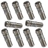 DC Blocker 5-2400 MHz F-Stecker auf F-Kupplung 10x Stück