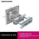 Mastschelle / Rohrschelle für Rohre 38mm bis 60mm...