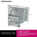 Mastschelle Universal für Rohre 38 bis 60mm Ø...