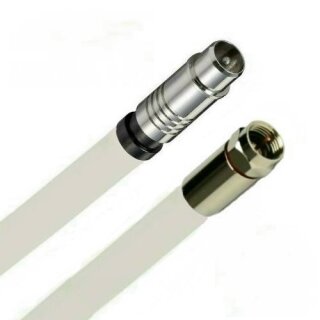 Antennenkabel Meterware 135 dB HD 4K HQ F-Stecker /...