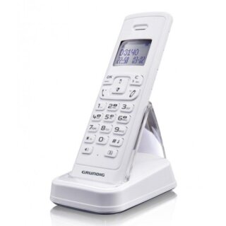 Grundig D3145 weiss mit grossem Display Anrufbeantworter