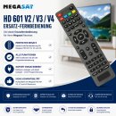 Megasat HD 601 V2 / V3 / V4 Ersatz Fernbedienung
