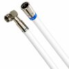 Fritz!Box Cable Router Netzwerk Deluxe Premium Anschlusskabel 8K Cabelcon Schnellstecker + Winkel Weiss 1-25 Meter