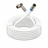 Fritz!Box Cable Router Netzwerk Deluxe Premium Anschlusskabel 8K Cabelcon Schnellstecker + Winkel Weiss für Fritz!Box 6690 Cabel 5 Meter