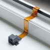 Premium Deluxe Slim Fensterdurchführung Türdurchführung RJ45 Netzwerkkabel Kupfer 30cm