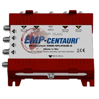 EMP Profi Class Multischalter 5/4 PLP-3 Stromlos ( Betrieb ohne Netzteil )