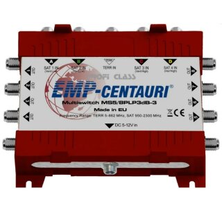 EMP Profi Class Multischalter 5/8 PLP-3 Stromlos ( Betrieb ohne Netzteil )