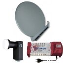 Gibertini SE 100 cm Alu Sat Antenne + 1x Inverto Black...